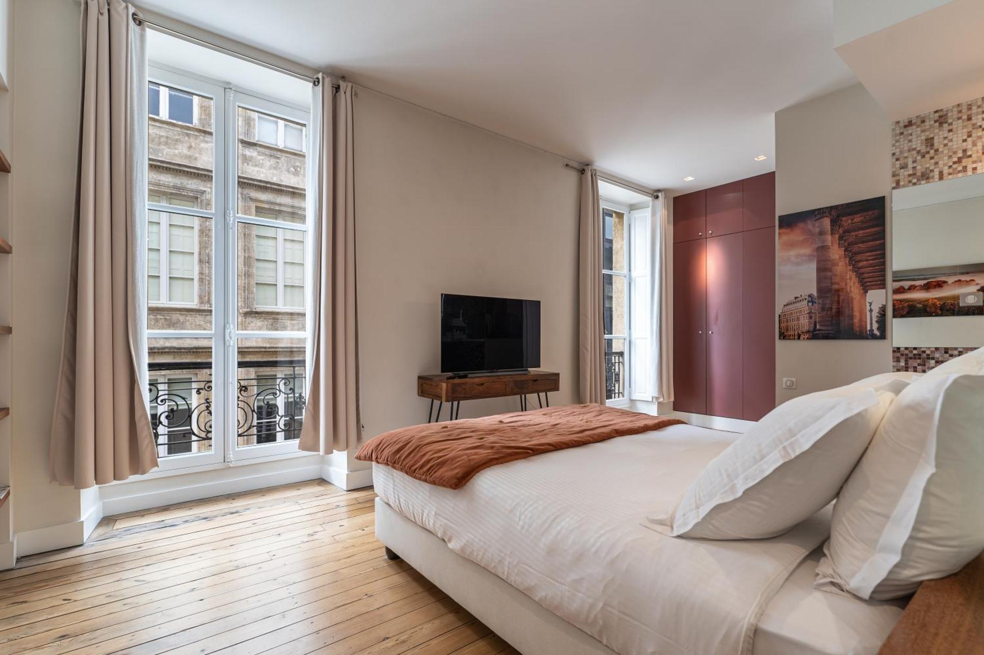 Appartement Luxe Avec Climatisation Parking Vue Exeptionnelle Μπορντό Εξωτερικό φωτογραφία